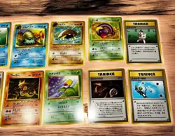 Pokemon Japanese Card Lot 30+ Vintage - Commons No Holos w/ Small Binder - Image 5