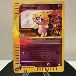 Pokemon TCG Smoochum Reverse Holo Aquapolis Card 61/147 Near Mint Vintage E Card - Image 1