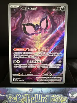 POKEMON Card PECHARUNT SVP EN 129 BLACK STAR PROMO SHROUDED FABLE NM - Image 1