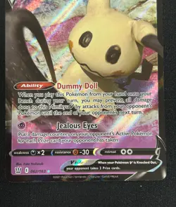 POKEMON TCG (3) CARD LOT **MIMIKYU V** (CLEAN) - Image 5
