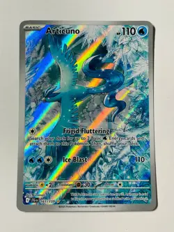 Pokemon TCG Articuno 161/159 SV09 Journey Together Illustration Rare IR Card NM - Image 3