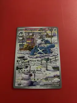 Metagross Illustration Rare Holo Card 178/162SV05: Temporal Forces - Image 2