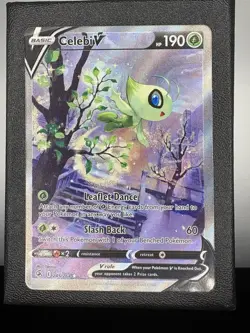 Celebi V 245/264 Fusion Strike Alternate Art Rare Holo Card Pokemon TCG NM - Image 1