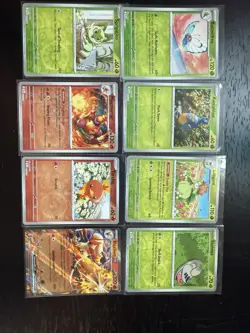 Pokemon Journey Together Lot Of 8 Pokemon Cards NM - Pack Fresh! - Image 1