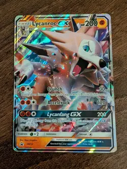 Lycanroc GX - SM14 - Black Star Promo - Half Art Card Pokemon TCG LP - Image 2