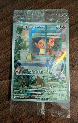 Charmander SVP 044 Pokemon Center Stamped ETB Obsidian Flames Promo Card Sealed - Image 2