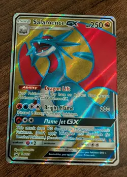 Salamence GX SM139 Promo Sun And Moon Ultra Rare Pokemon Trading Card Near Mint - Image 1