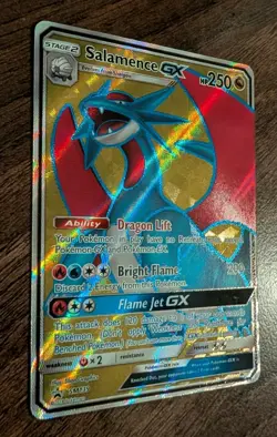 Salamence GX SM139 Promo Sun And Moon Ultra Rare Pokemon Trading Card Near Mint - Image 2