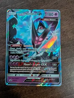 Dawn Wings Necrozma GX - SM101 Sun & Moon Black Star Promo Pokemon Card NM - Image 1