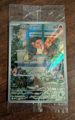 Charmander SVP 044 Pokemon Center Stamped ETB Obsidian Flames Promo Card Sealed - Image 1