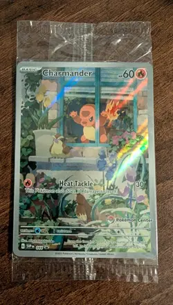 Charmander SVP 044 Pokemon Center Stamped ETB Obsidian Flames Promo Card Sealed - Image 2