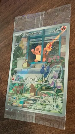 Charmander SVP 044 Pokemon Center Stamped ETB Obsidian Flames Promo Card Sealed - Image 4