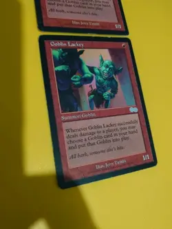 Goblin LAckey x2 played condition. Urza's Saga MTG 2 Card. - Image 4