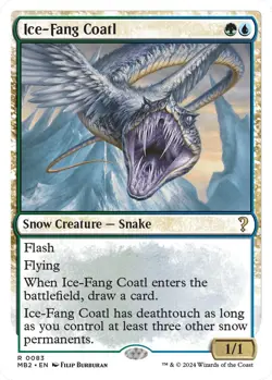 Ice-Fang Coatl (White Border) - 83 / English / Near Mint - Image 1