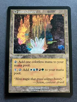 MTG Crystal Quarry {Odyssey} - MP/LP - Image 1