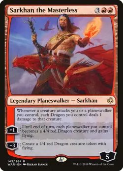 4x Sarkhan the Masterless NM, English War of the Spark MTG Magic unplayed x4 - Image 1