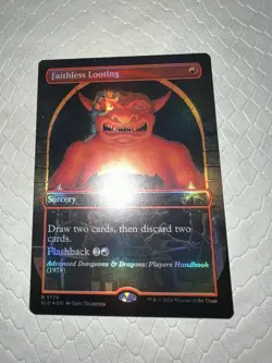 1x Faithless Looting - Foil NM Secret Lair MTG Magic The Gathering - Image 2