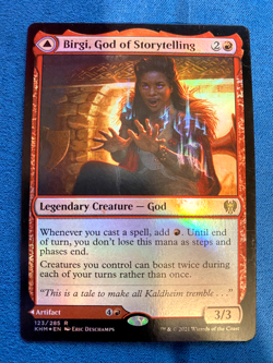 Birgi, God of Storytelling - Kaldheim (KHM) - Foil, Near Mint - Image 1