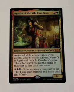 MTG Agatha of the Vile Cauldron - Wilds of Eldraine NM - Image 1