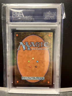 Magic the Gathering Burning Fields Portal Three Kingdoms Regular PSA Graded 9 - Image 2