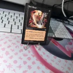 Dark Ritual MTG Mirage Magic The Gathering Common Light Play LP - Image 1