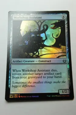 MTG Workshop Assistant x1-Foil -Kaladesh-Lightly Played - Image 1