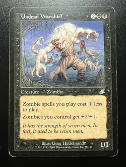 MTG; Undead Warchief; Scourge; MP-LP; Magic The Gathering - Image 2