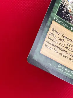 MTG 1X Tempting Wurm X1 Onslaught Magic - Damaged -- Playable - Image 2