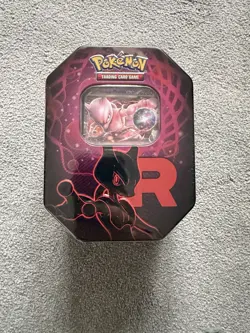Pokemon TCG | Destined Rivals Team Rocket Tin Mewtwo | New & Sealed - Image 1
