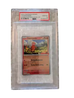 Pokemon TCG Charmander Scarlet & Violet GameStop Promo SEALED PSA 10 (POP 3) - Image 1
