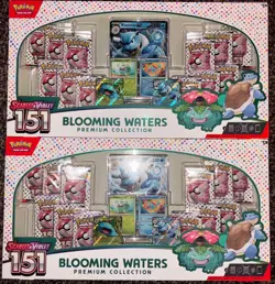 LOT OF 2 Pokemon Scarlet & Violet 151 Blooming Waters Premium Collection - Image 1