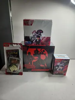 Pokemon TCG Team Rocket Destined Rivals Booster Box Collection ETB LOT Sealed - Image 1