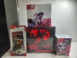 Pokemon TCG Team Rocket Destined Rivals Booster Box Collection ETB LOT Sealed - Image 2