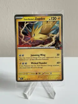 2025 Pokemon Team Rocket’s Zapdos Destined Rivals GameStop Promo 070/182 Sealed - Image 2