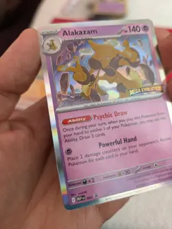 Alakazam Pre Release Stamped Holo Promo 003 Pokemon Mega Evolution Near Mint - Image 5