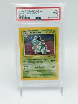 2000 Pokemon Base Set 2 Holo Nidoqueen #12 PSA 9 MINT Wizards of the Coast - Image 2