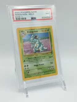 2000 Pokemon Base Set 2 Holo Nidoqueen #12 PSA 9 MINT Wizards of the Coast - Image 3