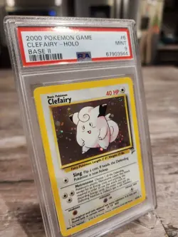 2000 Pokemon Base Set 2 Clefairy Holo (Swirl) 🌀PSA 9 MINT -Pack Fresh- Rare - Image 1