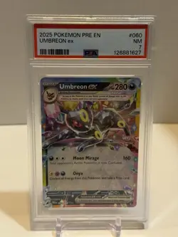 Pokemon Umbreon EX 060/131 Double Rare Holo Prismatic PSA 7 - Image 1