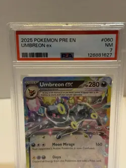 Pokemon Umbreon EX 060/131 Double Rare Holo Prismatic PSA 7 - Image 2