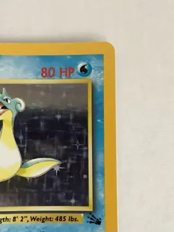 Lapras 10/62 Pokemon HOLO Unlimited Fossil SET LP Condition - Image 2