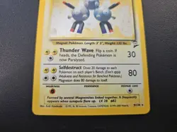 1999 TCG Pokemon Magneton 009/130 Base Set 2 Holo LP - Image 2