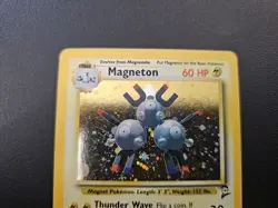 1999 TCG Pokemon Magneton 009/130 Base Set 2 Holo LP - Image 3