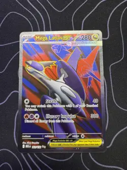 Pokemon Mega Evolution Mega Latias ex Full Art 163/132 NM - English - Image 1