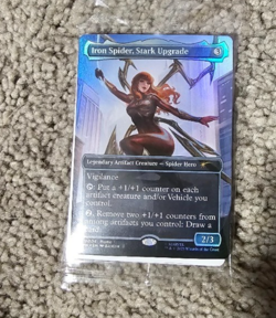 Magic: The Gathering Mary Jane Watson Iron Spider Game Trading Card New Sealed - Image 1
