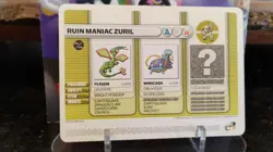 RUIN MANIAC ZURIL Game Boy Advance POKEMON Battle E Reader 2003 Trading Card - Image 1