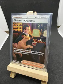 Giovanni’s Charisma 207/165 - SAR - SV151 - Pokemon TCG - Full Art Trainer Card - Image 1