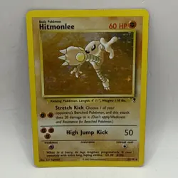 Pokemon Hitmonlee 13/110 Holo Legendary Collection WOTC 2002 HP DMG Card Tcg - Image 1