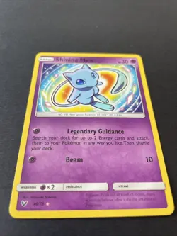 Pokemon TCG Shining Mew Holo Rare Card 40/73 Shining Legends - Image 2