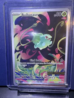 Bulbasaur 133/132 Stamped Mega Evolution Pokemon Card - Image 1